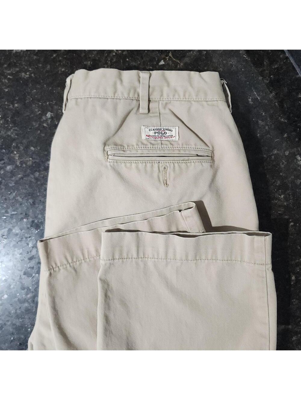 Vintage Polo Ralph Lauren Chino Pants 36x30 USA Skate Preppy Outdoor Old Money